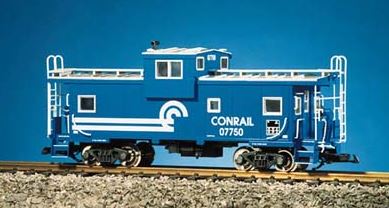 USA Trains R12109 G Conrail Extended Vision Caboose #07750 (Metal Wheels) LN/Box