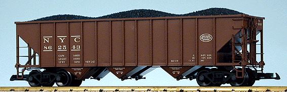 USA Trains 14009 G New York Central 70-Ton 3-Bay Coal Hopper #862546