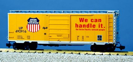USA Trains R192012 G UP 40' PS-1 Steel Boxcar with 8' Panel Door #492916