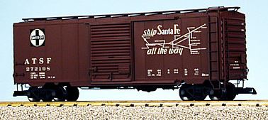 USA Trains 192263 G Atchison, Topeka & Santa Fe 40' PS-1 Steel Box Car #272198