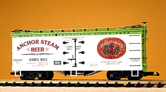 USA Trains 16185 G Scale Anchor Steam Beer Refrigerator Car NIB