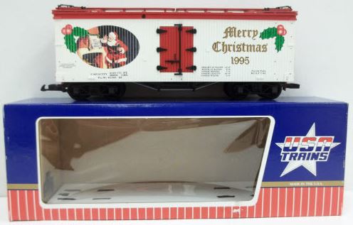 USA Trains 13013 G 1995 Merry Christmas Reefer Car LN/Box