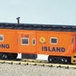 USA Trains R12074 G Long Island Railroad Bay Window Caboose (Metal Wheels)