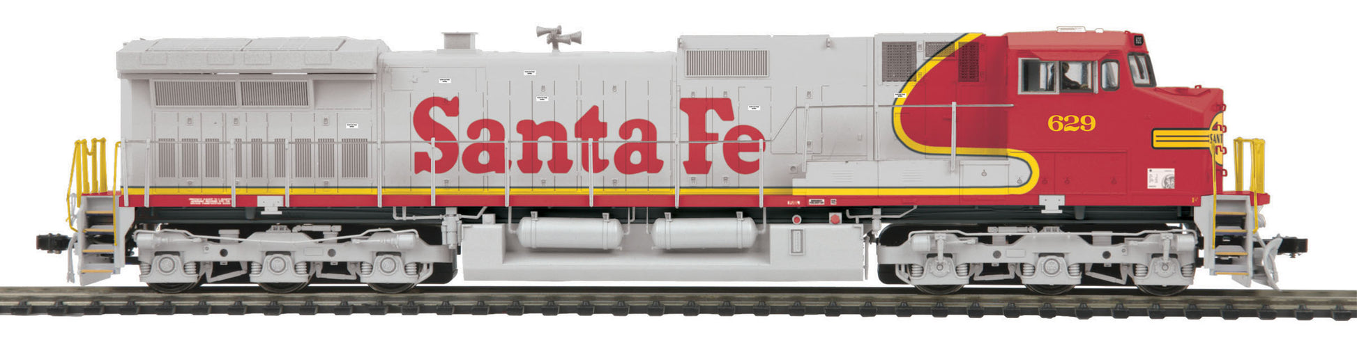 MTH 80-2304-1 HO Santa Fe Dash-9 Diesel Engine with Proto-Sound 3 #629