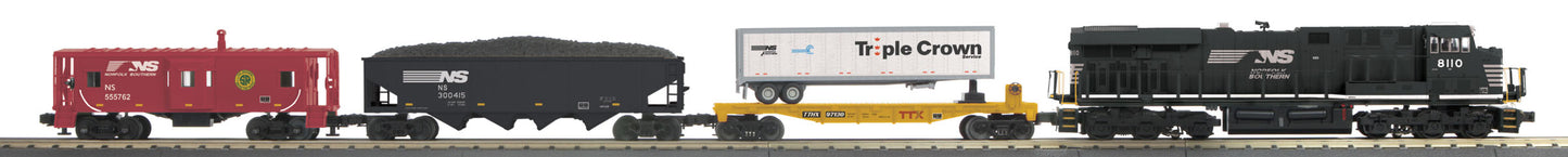 MTH 30-4236-1 Norfolk Southern ES44AC O Gauge Diesel Freight Train Set w/PS 3.0