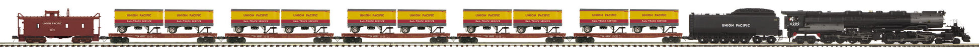 MTH 20-3578-1 Union Pacific O Gauge Steam Freight Train Set w/PS 3.0 MT/Box