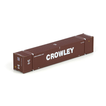 Athearn 26532 HO Crowley 53' Jindo Container Ready To Roll (Pack of 3)