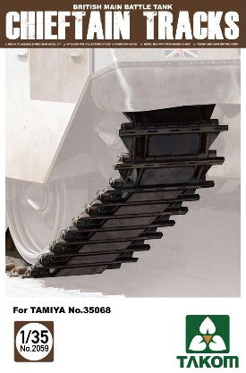 Takom 2059 1:35 British Main Battle Tank Chieftain Tracks Detail Set