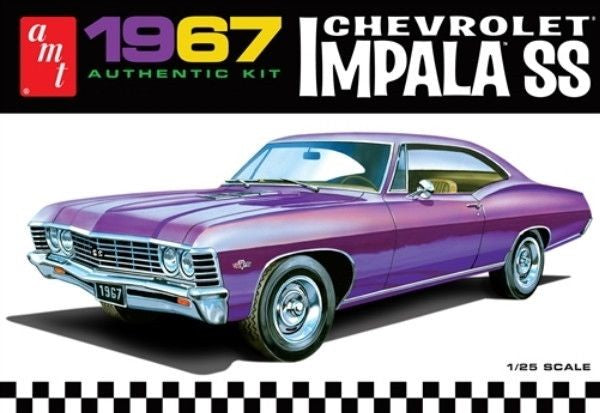 AMT 981 1:25 1967 Chevrolet Impala SS Plastic Model Kit