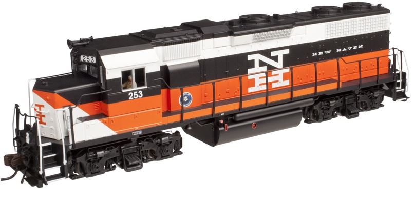 Atlas 10001700 HO New Haven EMD GP38 Low Nose Early Version Diesel Engine #253