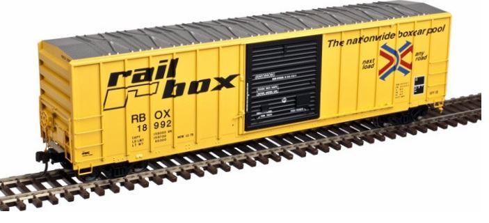 Atlas 20003339 HO Railbox FMC 5077 Single Door Boxcar Early Version #18992