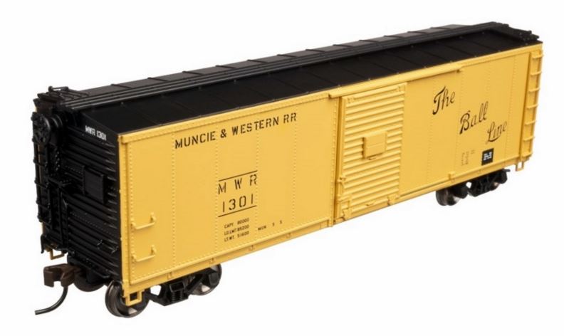 Atlas 20003368 HO Muncie & Western USRA Steel Rebuilt Boxcar #1301