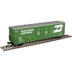 Atlas 50002286 N Burlington Northern Evans 53' Double Plug-Door Boxcar #750002 LN/Box