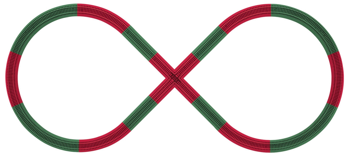 American Flyer 6-49889 S Figure 8 Add-On Track Pack