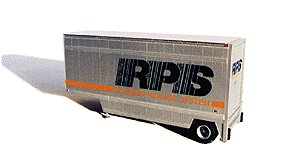 A-Line 50161 HO Decals For 28'' Parcel Trailers Roadway - RPS