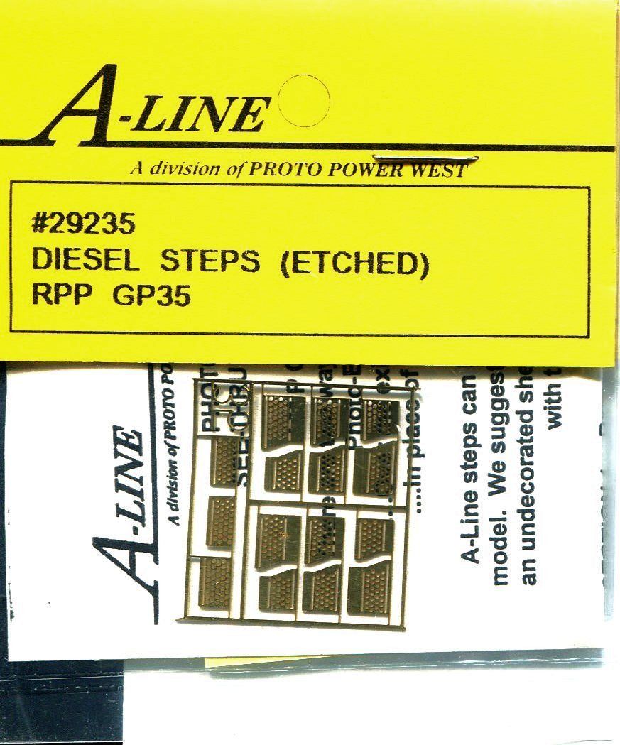 A-Line 29235 HO Scale  RPP GP35 Brass Diesel Steps Etched