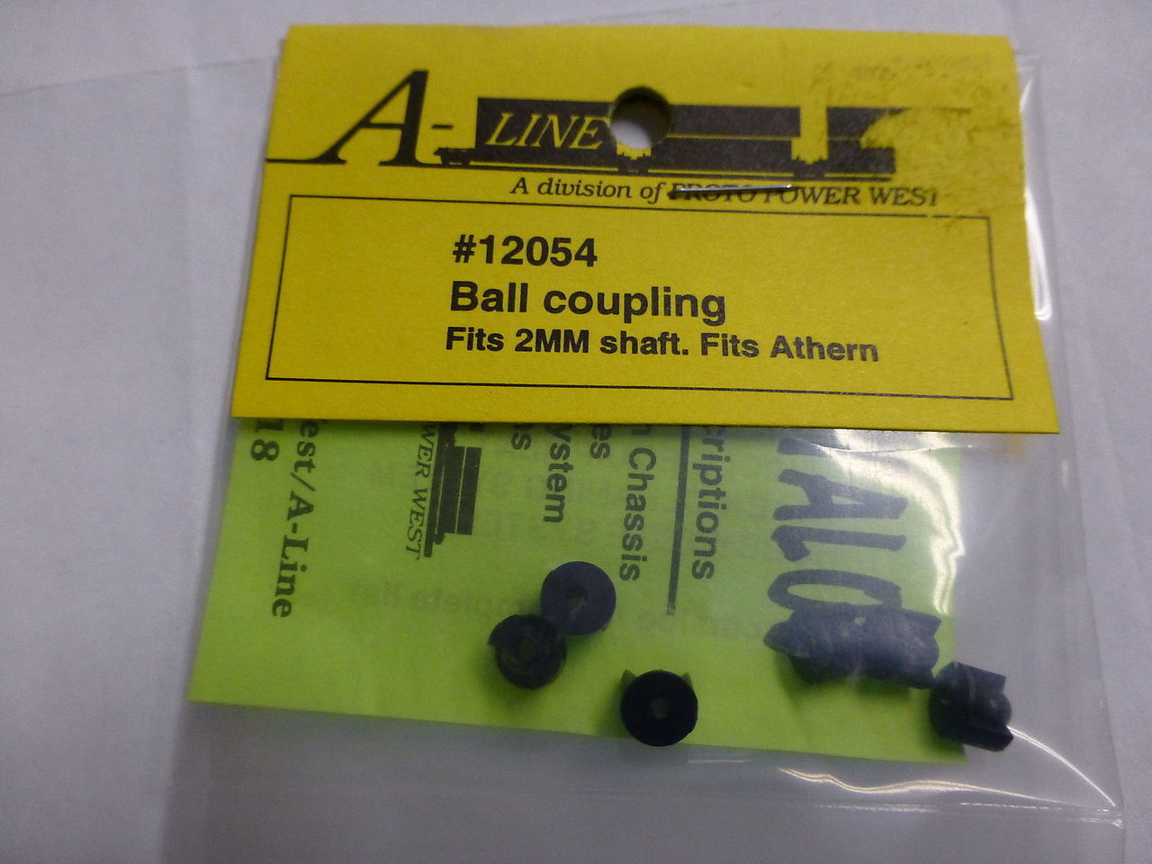 A-Line 12054 HO Ball Couplings - Fits 2mm Diameter Shaft (6)