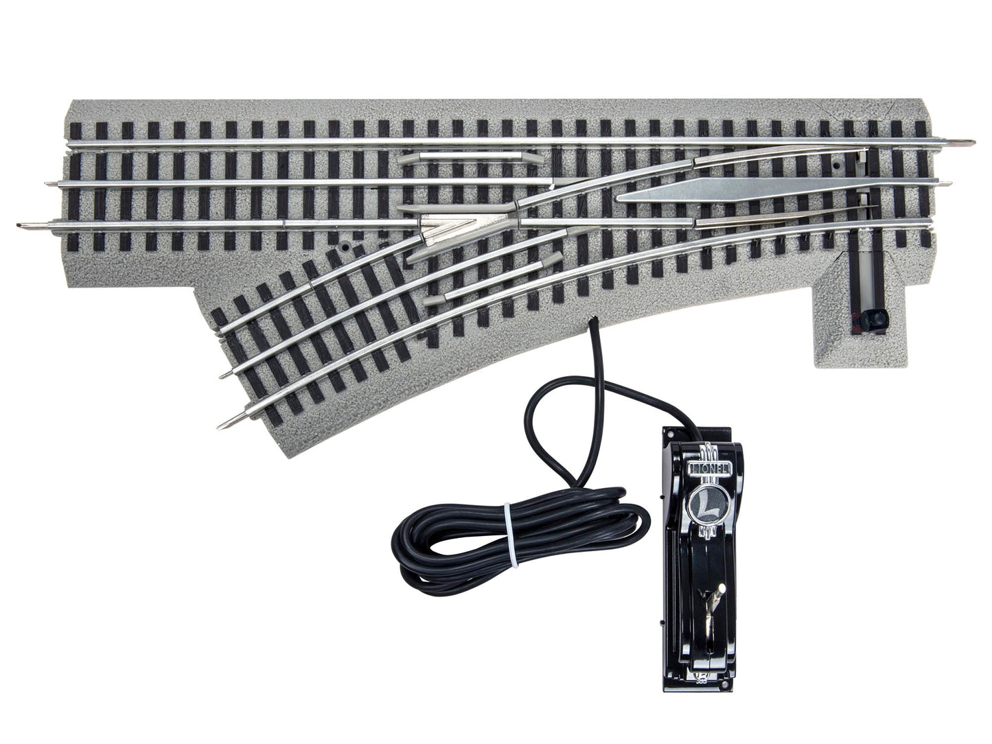 Lionel 6-81949 O Gauge O48 FasTrack Remote Left Hand Switch Turnout