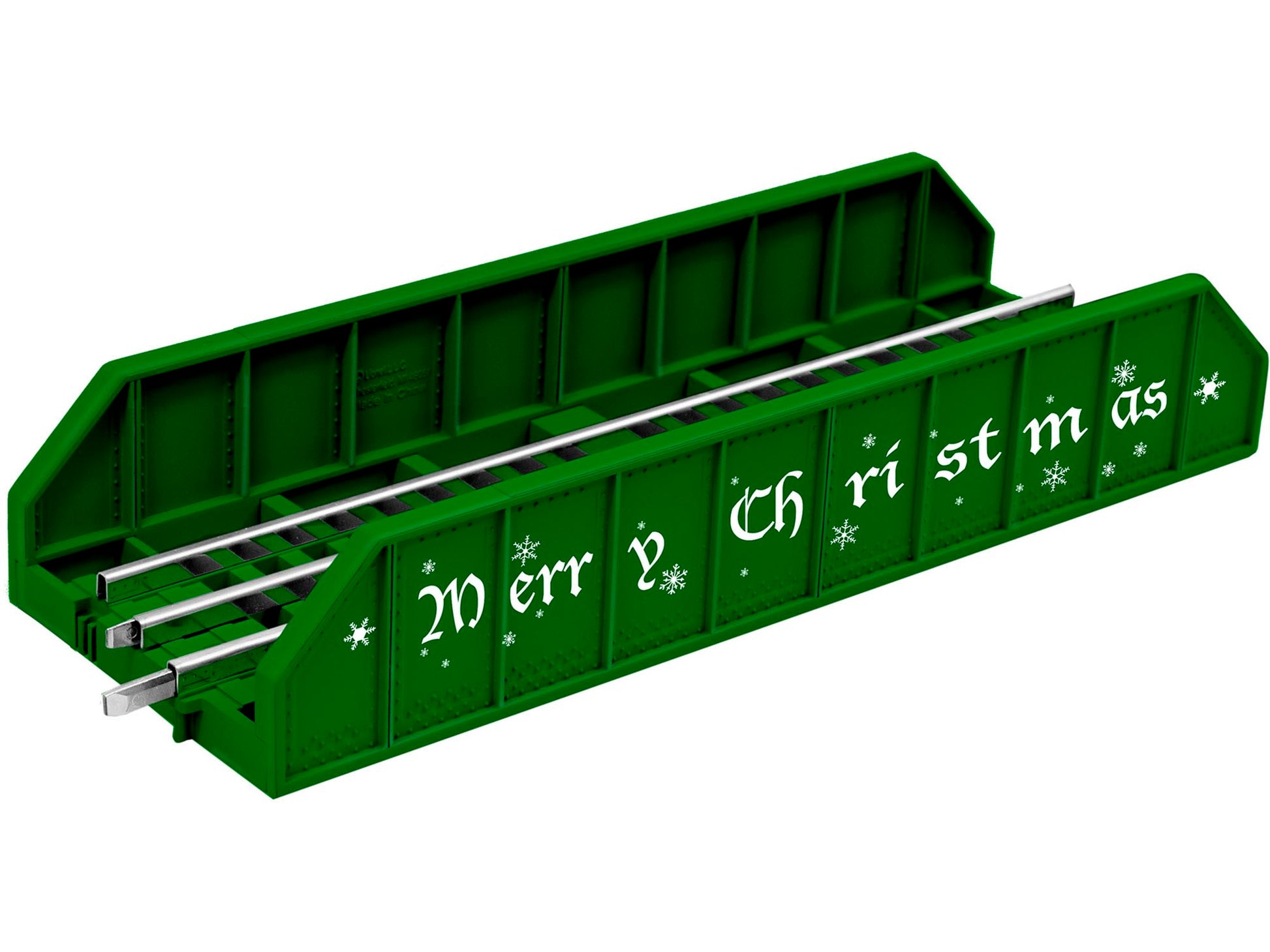 Lionel 6-81249 O Green & White Merry Christmas Girder Bridge Kit MT/Box