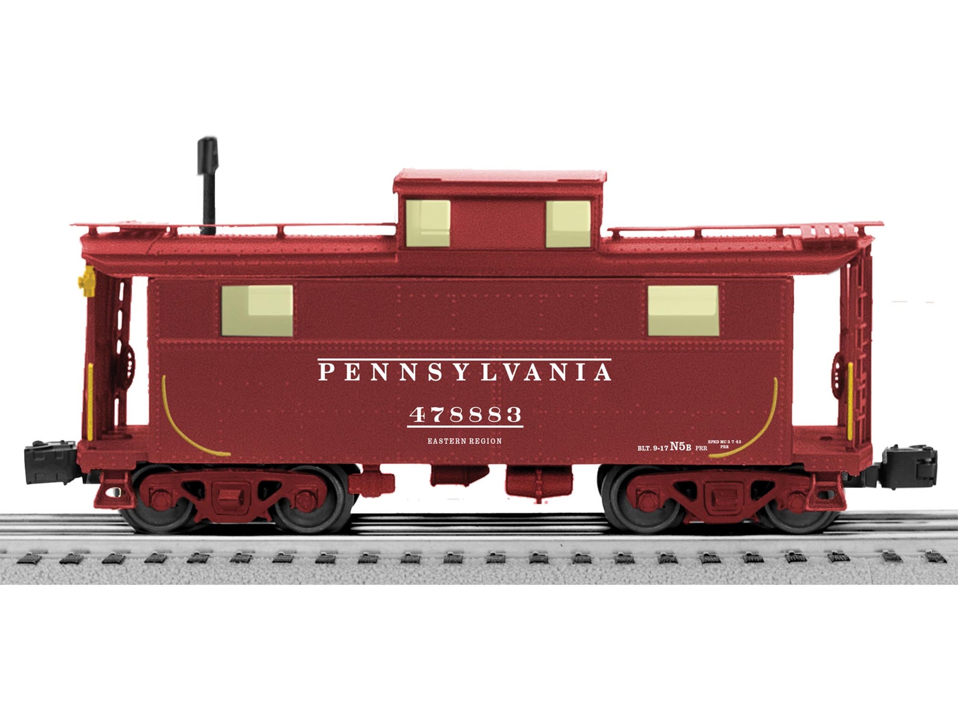 Lionel 6-82629 Pennsylvania N5B Cupola Caboose w/Lights & Smoke #478883 MT/Box