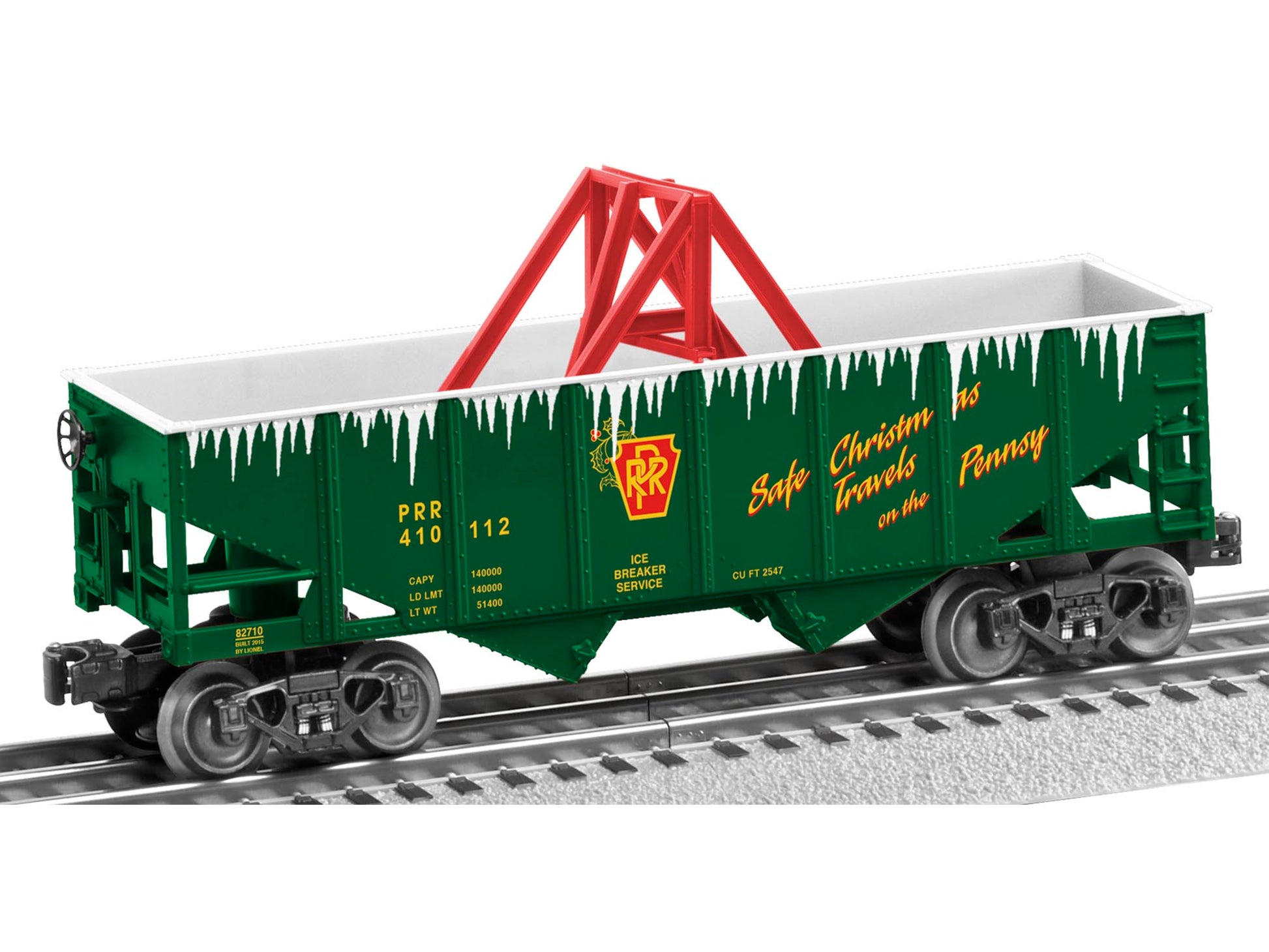 Lionel 6-82710 O Pennsylvania Christmas Ice Breaker Hopper LN/Box