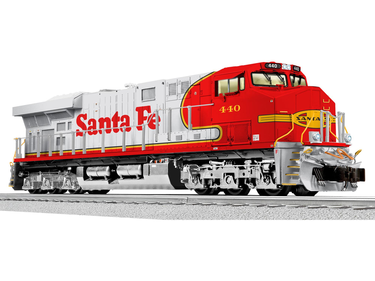 Lionel 6-82215 O Santa Fe 'Warbonnet' LEGACY Scale ES44AC Diesel Locomotive #440
