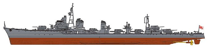 Hasegawa 40029 1:350 Shimakaze Final Time Japanese Navy Destroyer Ship Kit