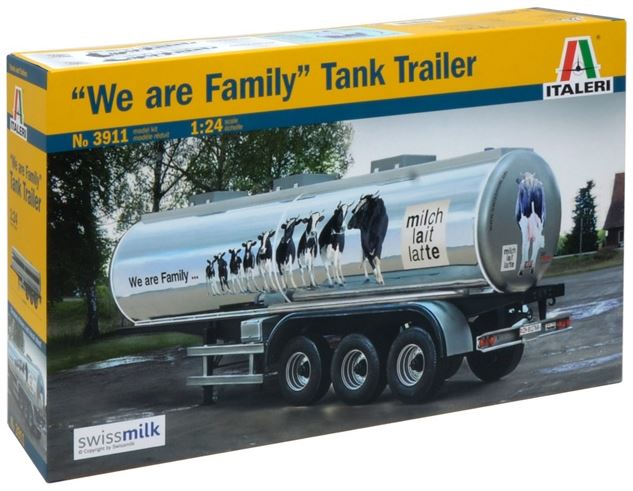 Italeri 3911 1:24 "We Are Family" Tank Trailer