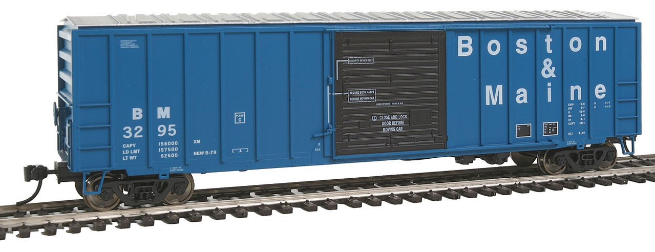 Walthers 910-2114 HO Boston & Maine 50' ACF Exterior Post Boxcar #3295
