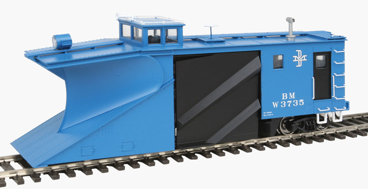 Walthers 920-110014 HO Boston & Maine Russell Snowplow - Ready to Run #W3735