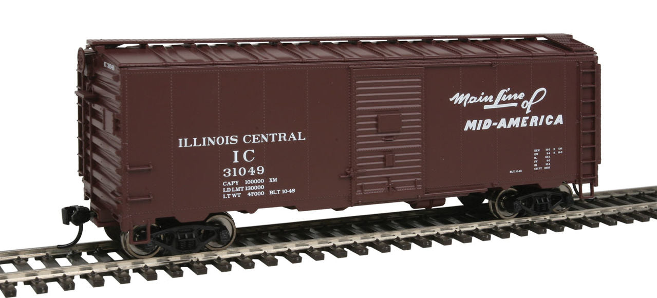 Walthers 910-1757 HO Illinois Central 40' AAR 1948 Boxcar - Ready to Run #31049