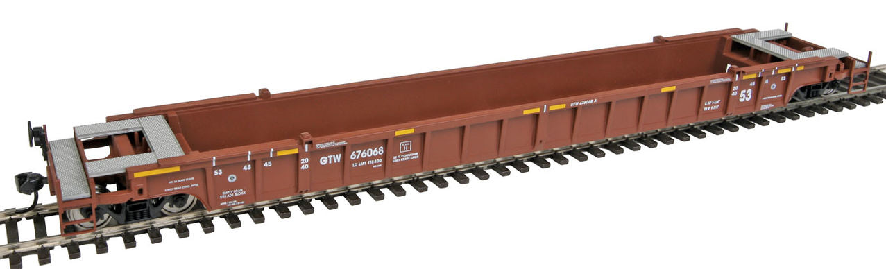 Walthers 910-55063 HO Grand Trunk Western CN 53' 3-Unit NSC Well Car #676068