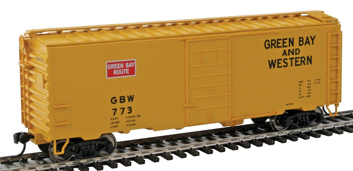 Walthers 910-2370 HO Green Bay & Western 40' PS-1 Boxcar #773