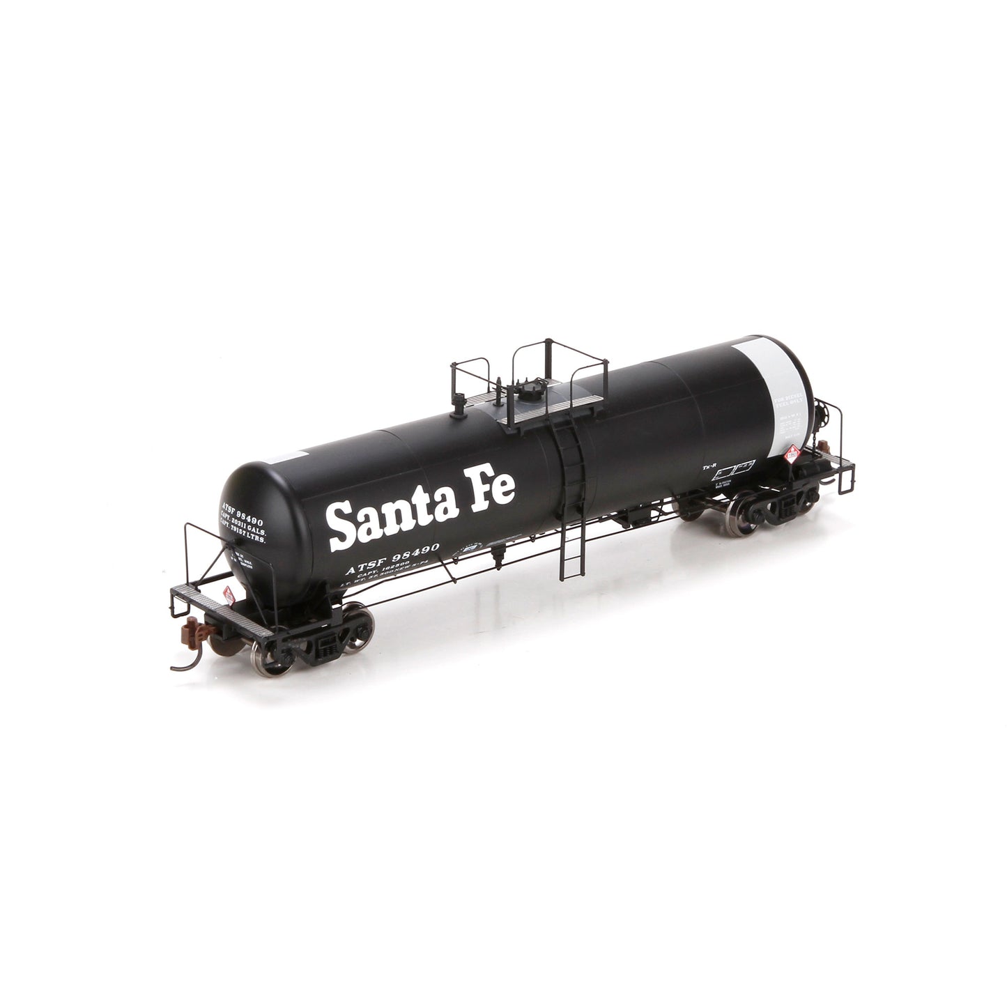 Athearn 73972 HO Santa Fe RTC 20K General Service Tank Car #98490