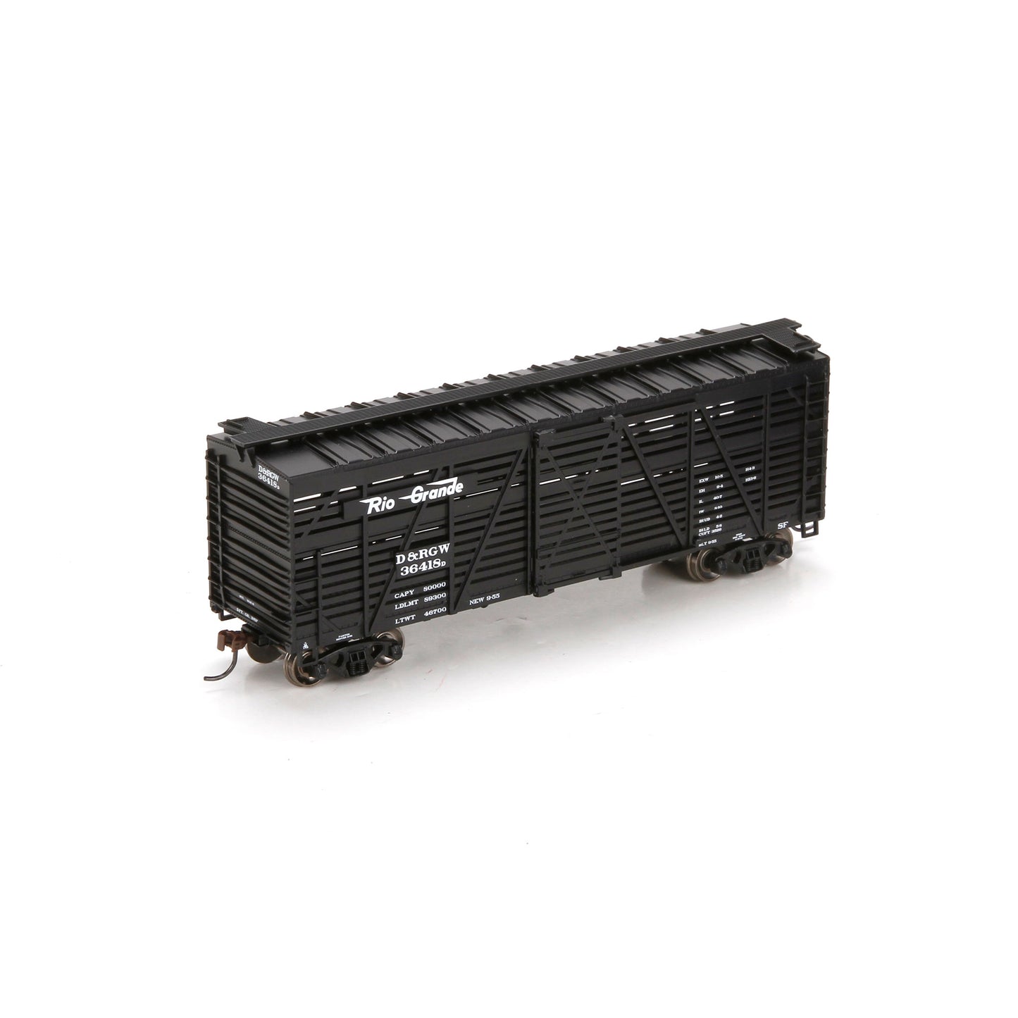 Athearn 75978 HO Denver and Rio Grande Western 40' Stock Car #36418D