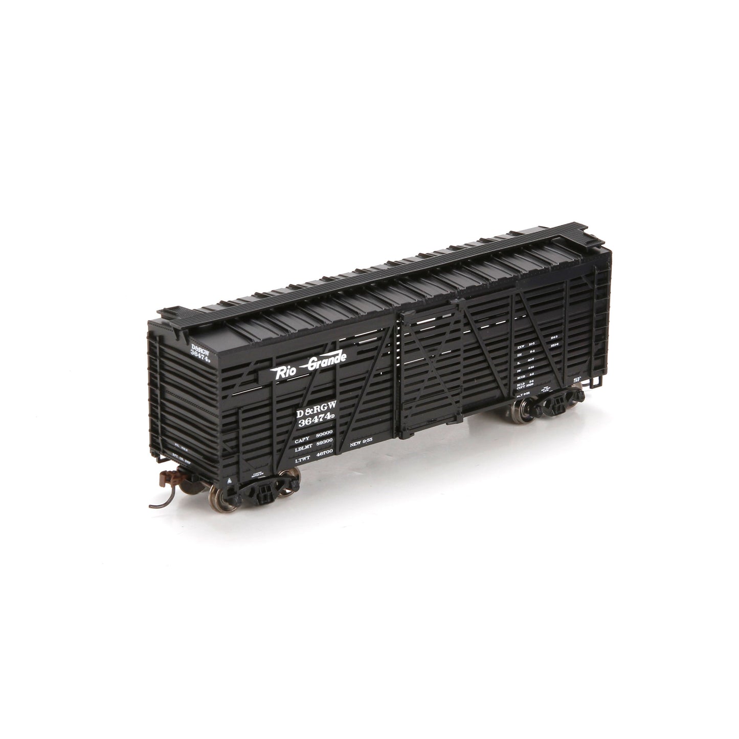 Athearn 75979 HO Denver and Rio Grande Western 40' Stock Car #36474D