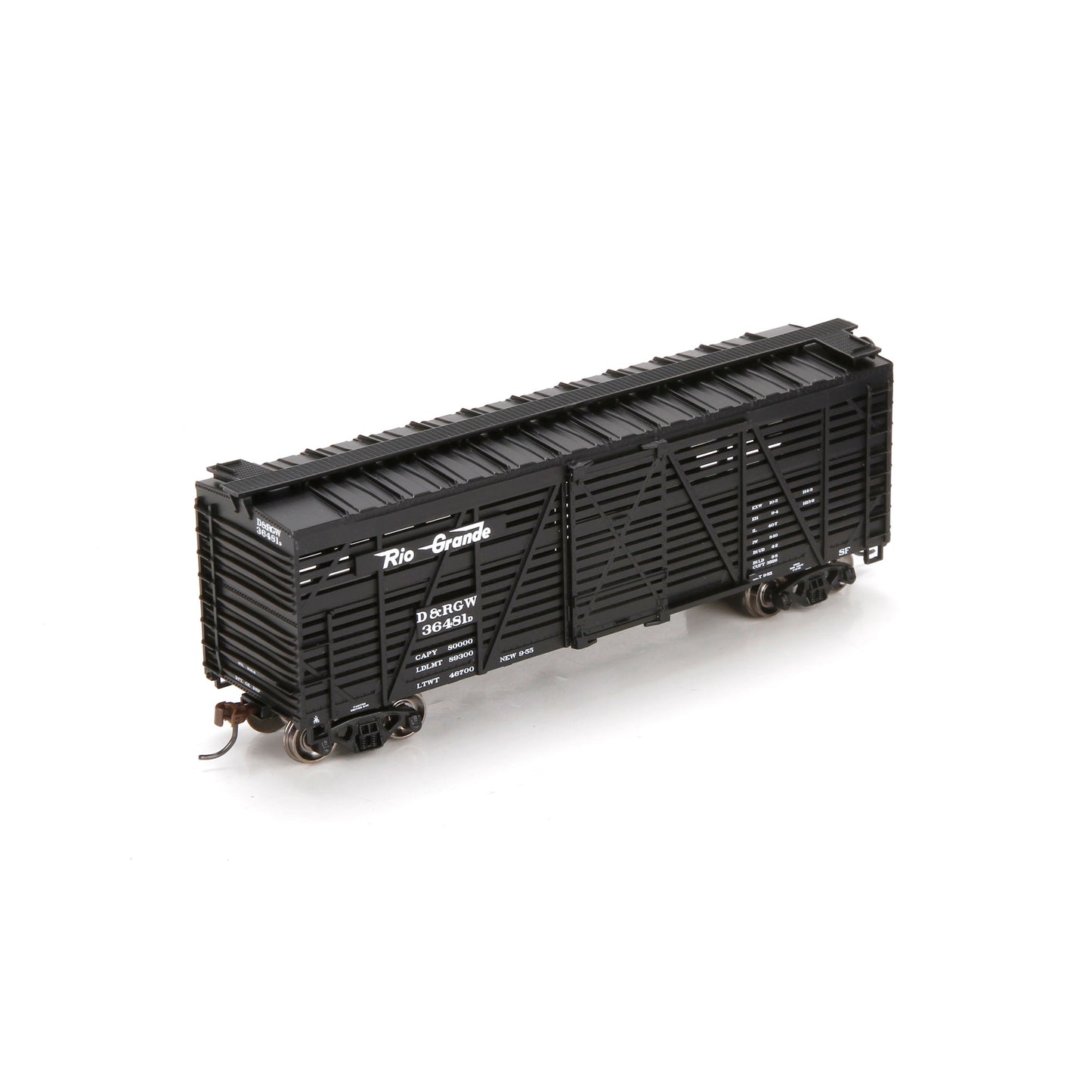 Athearn 75980 HO Denver and Rio Grande Western 40' Stock Car #36481D