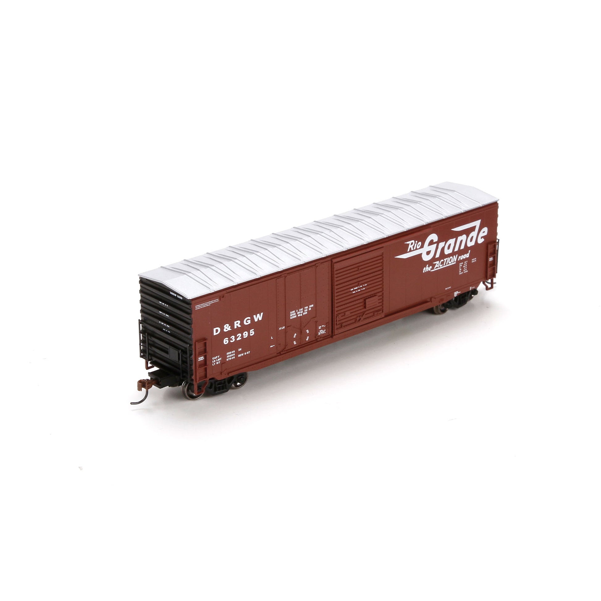 Athearn 89514 HO Denver and Rio Grande Western 50' FMC Combo Door Box #63295