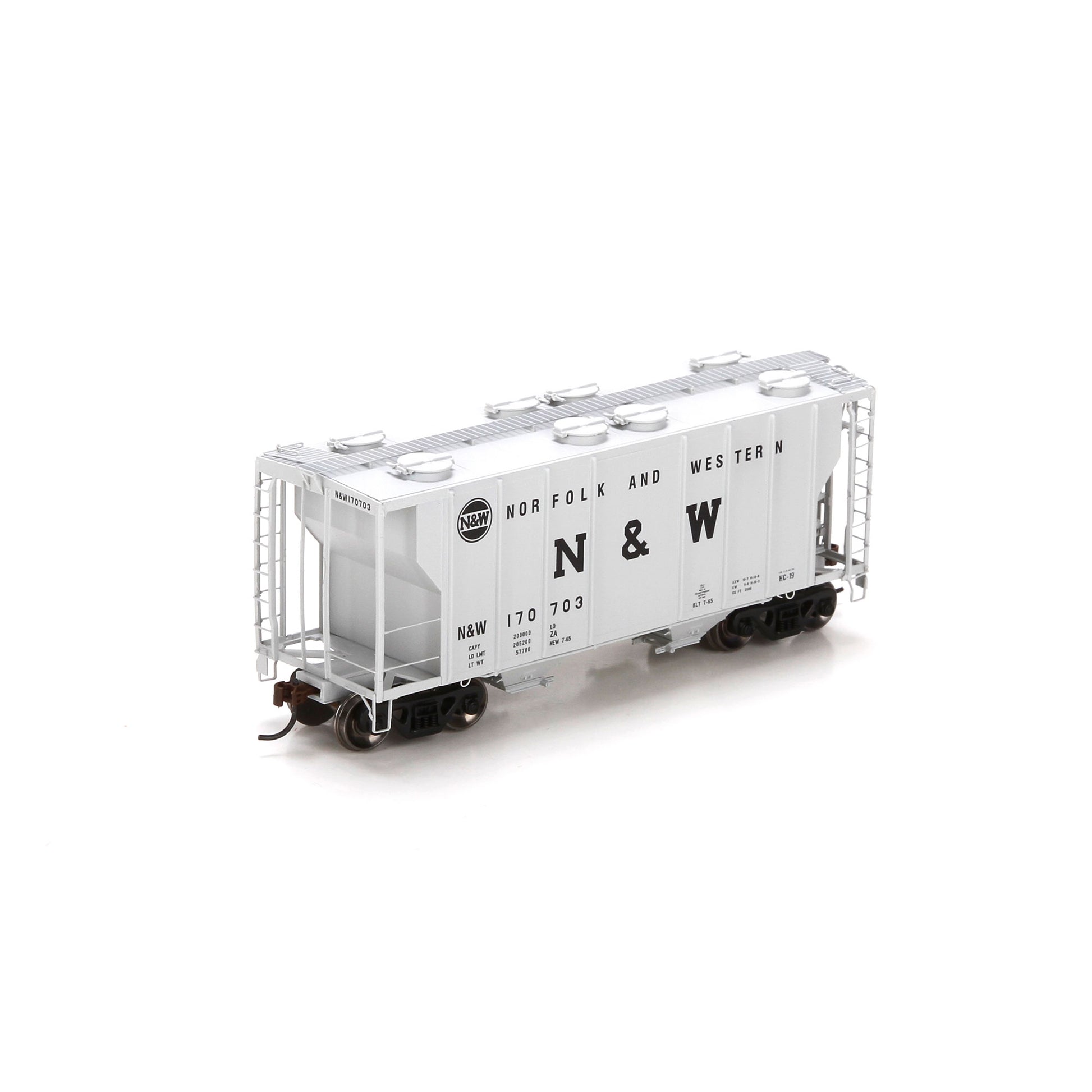 Athearn 97345 HO Norfolk and Western PS-2 2600 Covered Hopper #170703