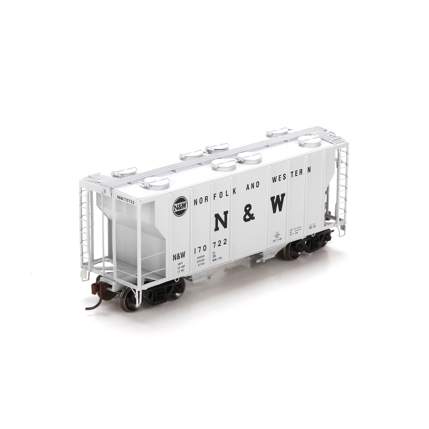 Athearn 97346 HO Norfolk and Western PS-2 2600 Covered Hopper #170722