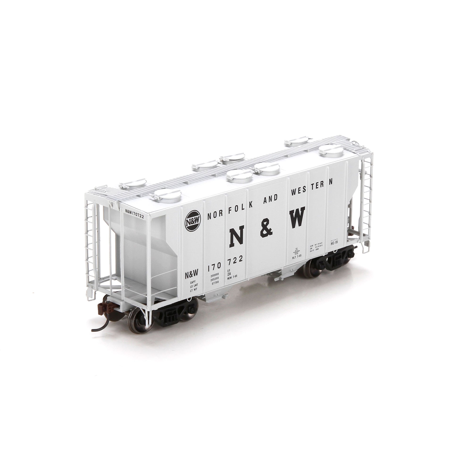 Athearn 97346 HO Norfolk and Western PS-2 2600 Covered Hopper #170722