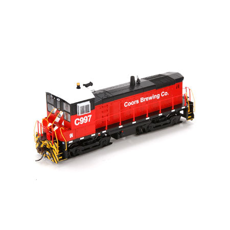 Athearn 98142 HO Coors Brewing Company SW1000 Diesel Locomotive #C-997