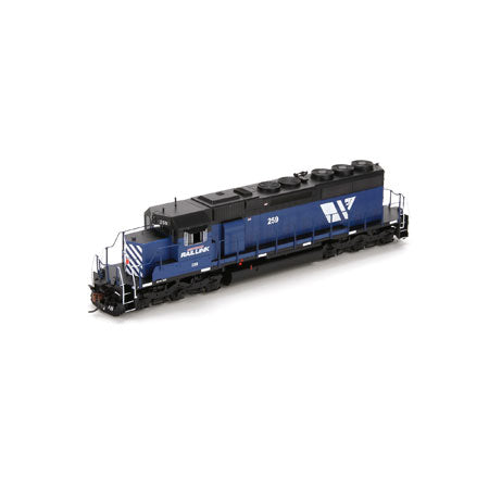 Athearn 98842 HO Montana Rail Link SD40 Diesel Locomotive w/DCC & Sound #259
