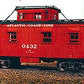 American Model Builders 859 HO Atlantic Coast Line Laser Art M-3 Caboose Kit