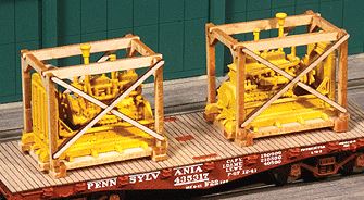 American Model Builders 213 Laser Art Generator Crates HO Scale Kit (Pack of 2)