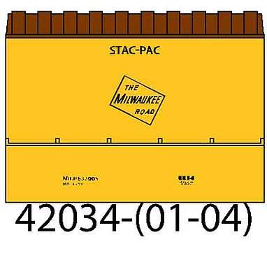 Trainworx Inc 42034-04 N Milwaukee Whitehead & Kales 20' StacPac # 633139