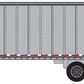 Trainworx Inc 42844-03 N UPS 28' Pup Van Trailer w/Converter Dolly # 729922
