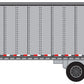 Trainworx Inc 42844-04 N UPS 28' Pup Van Trailer w/Converter Dolly # 729930