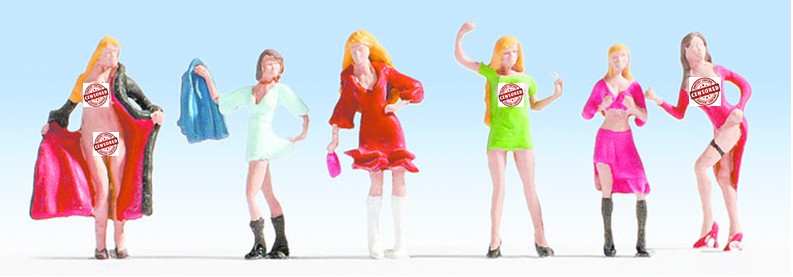 Noch 15959 HO Ladies of the Night (Set of 6)