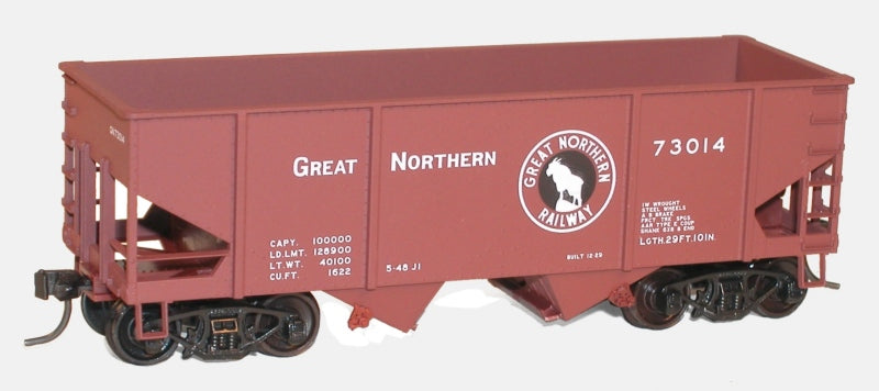 Accurail 23013 HO Scale Great Northern Canton Twin Hopper Road #: 73062